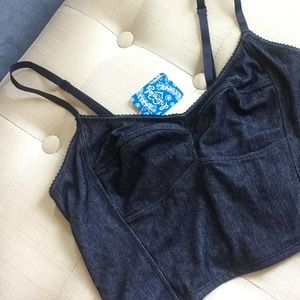 🍃Intimately Free People🍃 Denim Bralette
